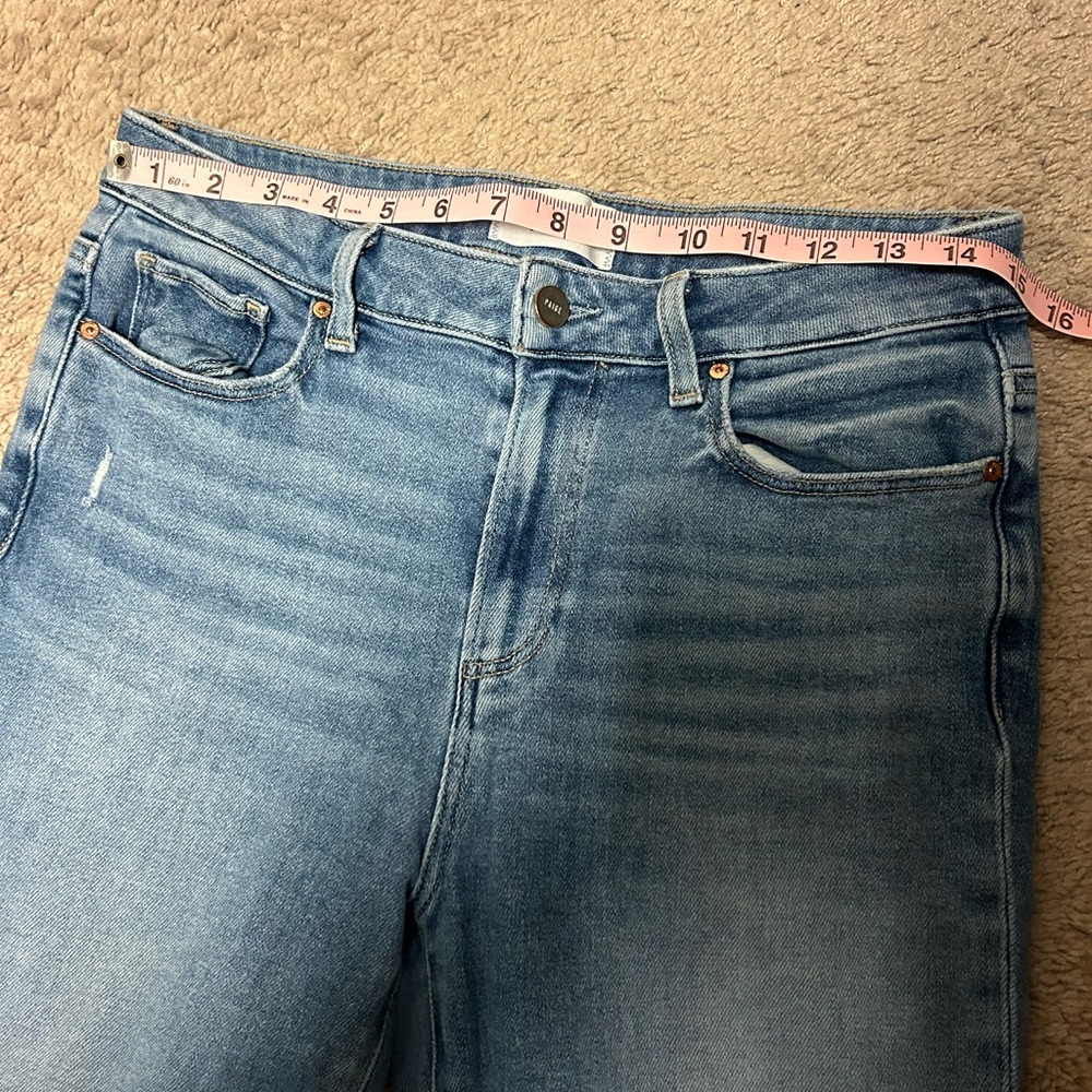 Paige Cindy straight leg jeans, cropped length, size 29 - Picture 8 of 10